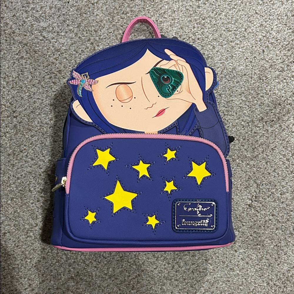Coraline Loungefly Backpack NEW WITH TAGS